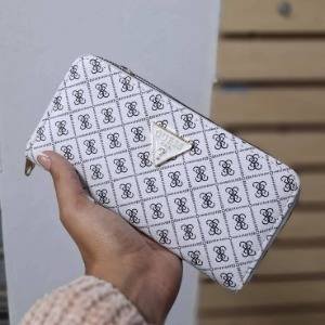 BILLETERA GUESS DOBLE ZIPPER