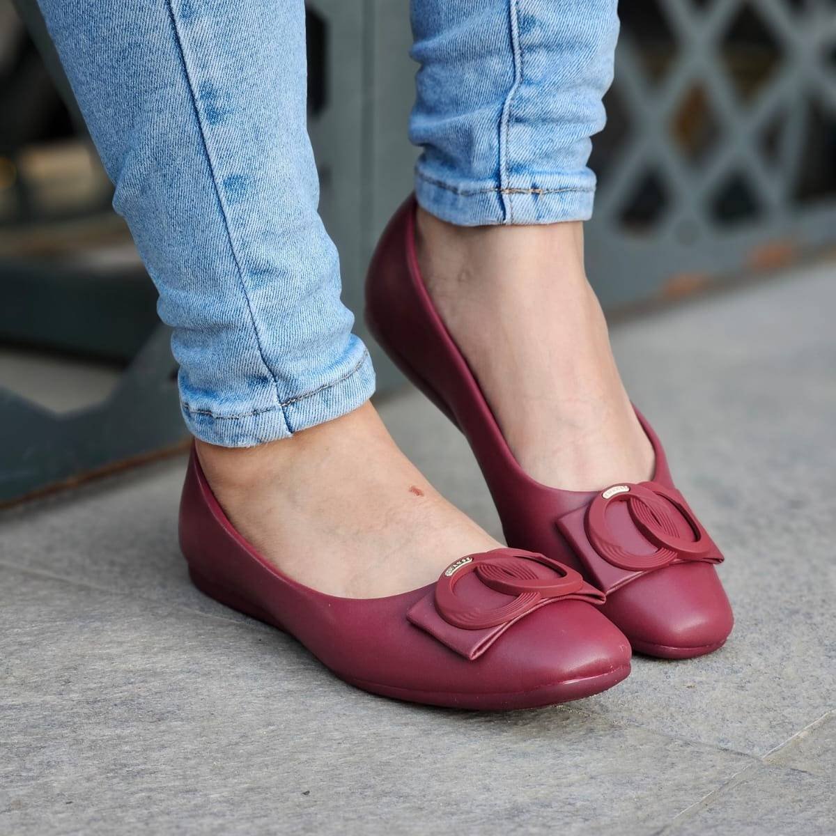 FLATS PARA DAMA WINE