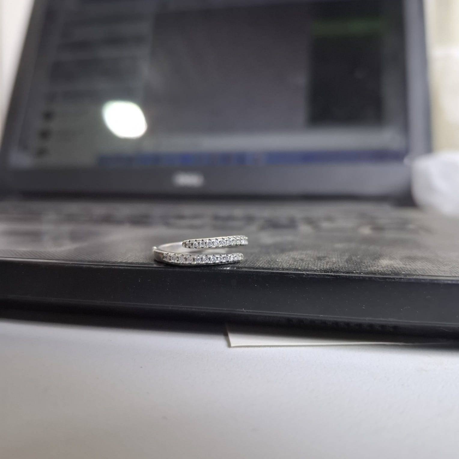 ANILLO DE PLATA CRUCE
